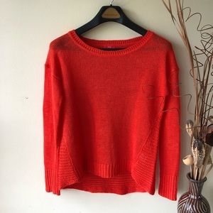 Etcetera sweater, crochet details Size S